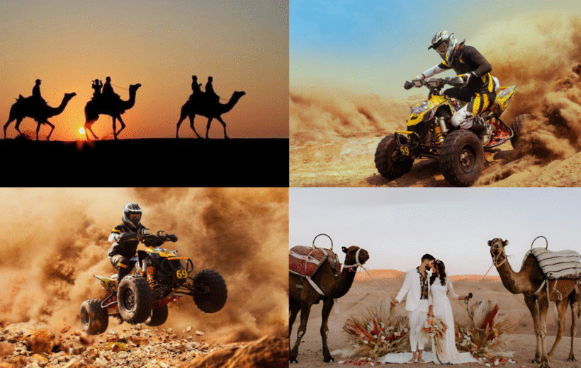 Expérience Exclusive au Désert d’Agafay : Quad & Balade en Chameau
